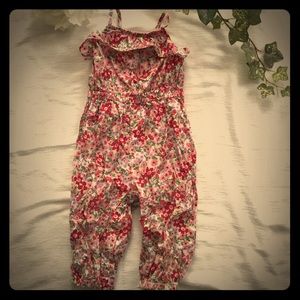 Boho floral romper